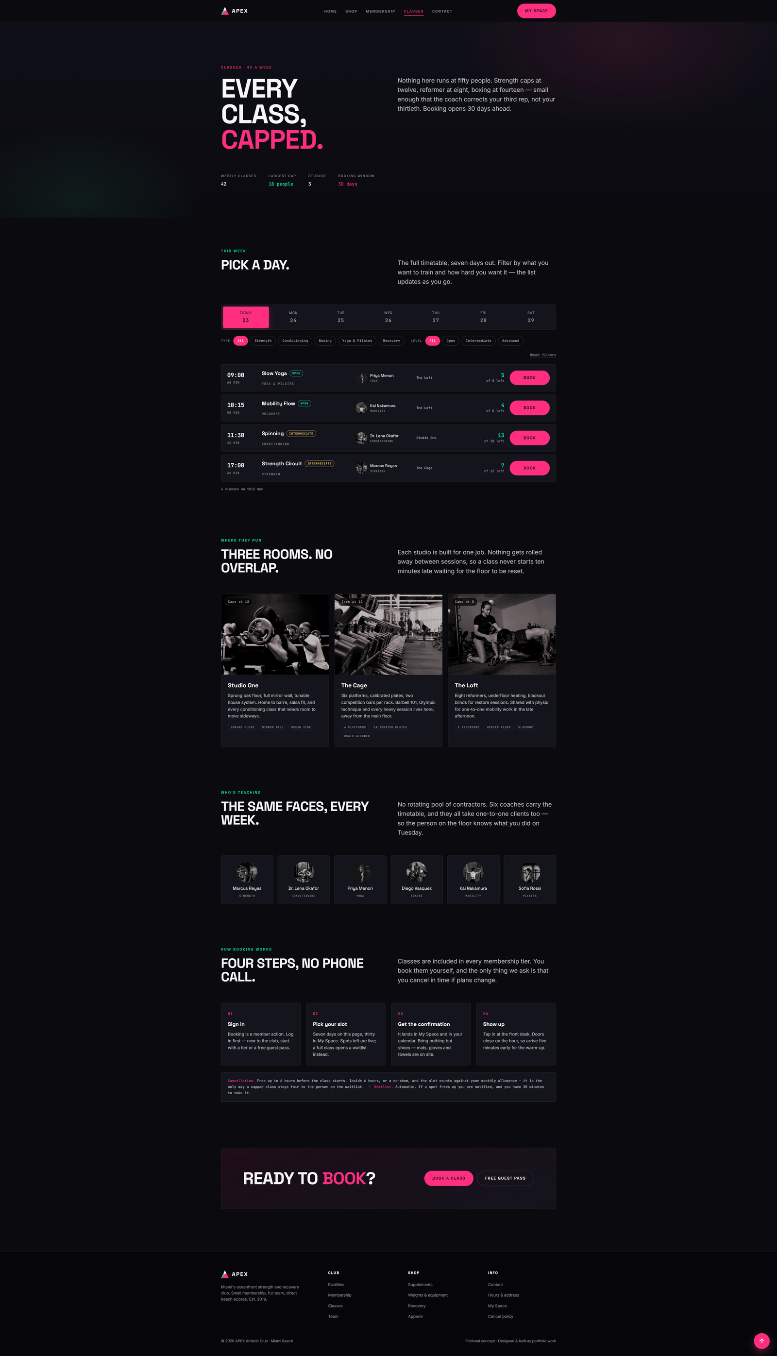 APEX Athletic Club — screenshot 2