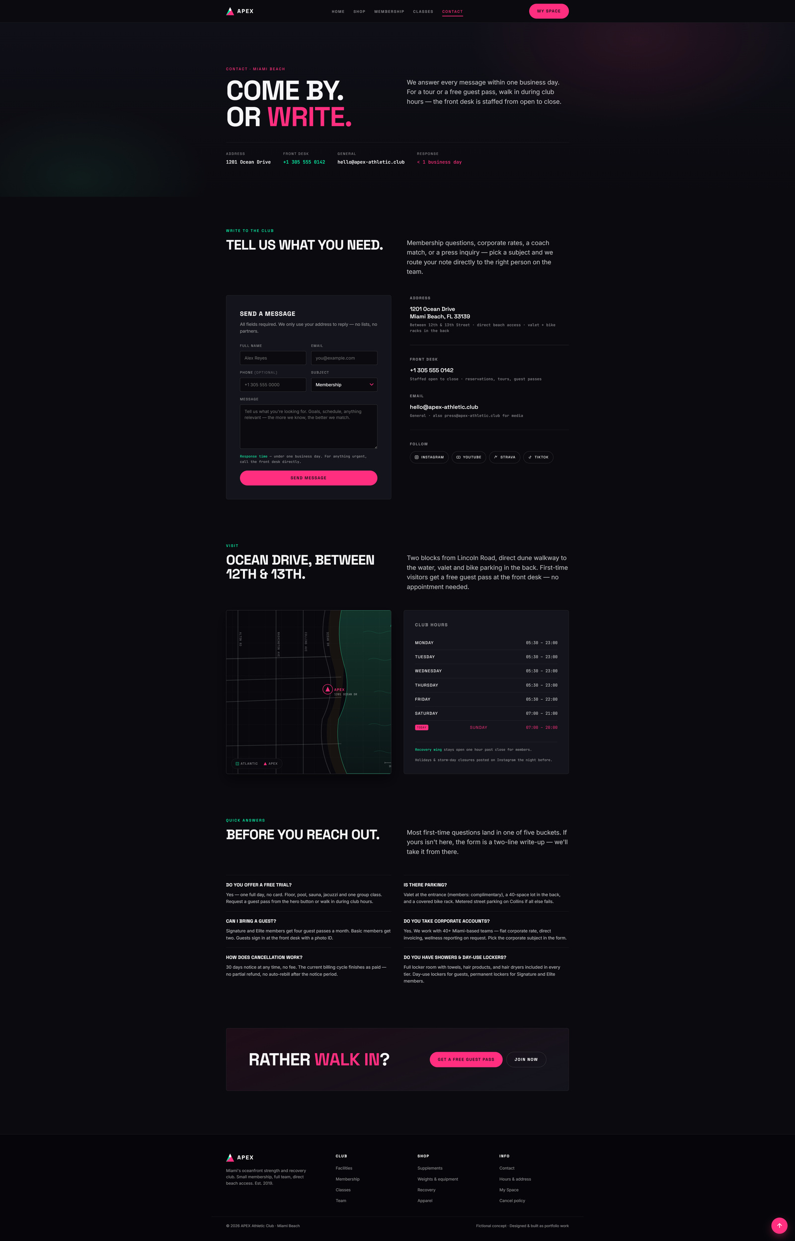 APEX Athletic Club — screenshot 5