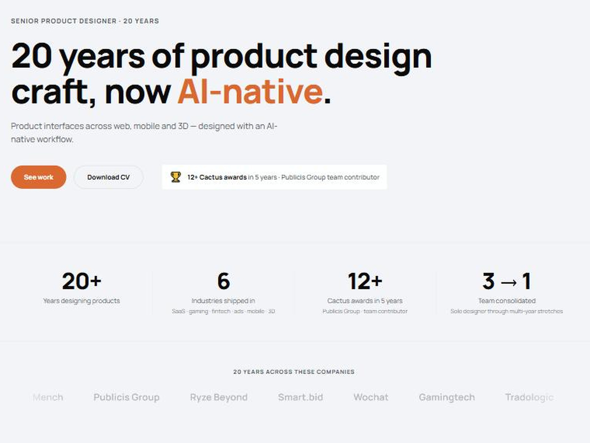 This portfolio