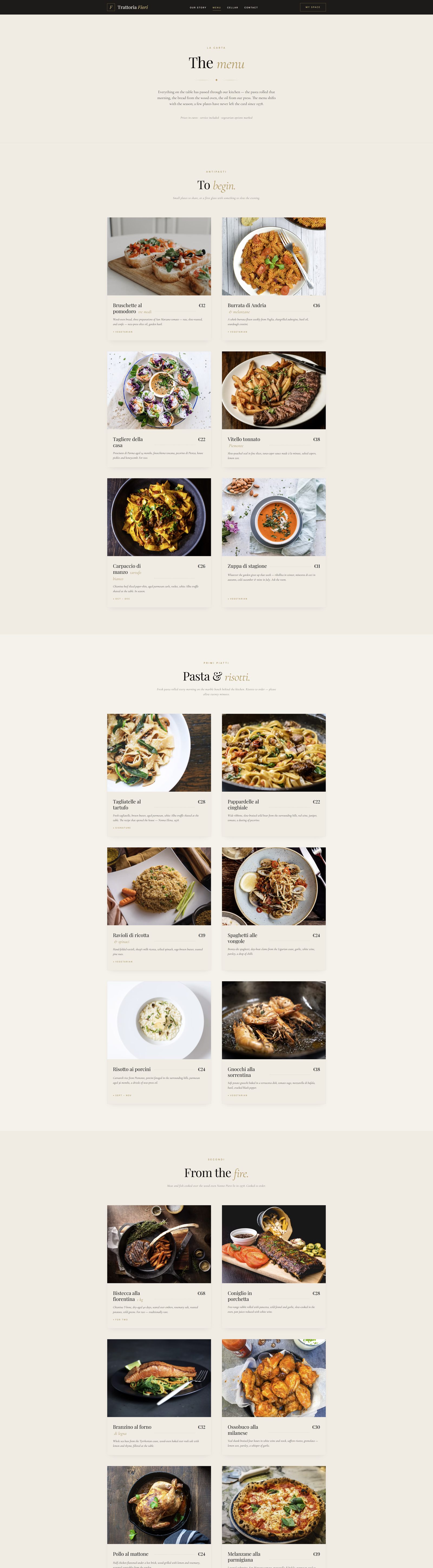 Trattoria Fiori — screenshot 2