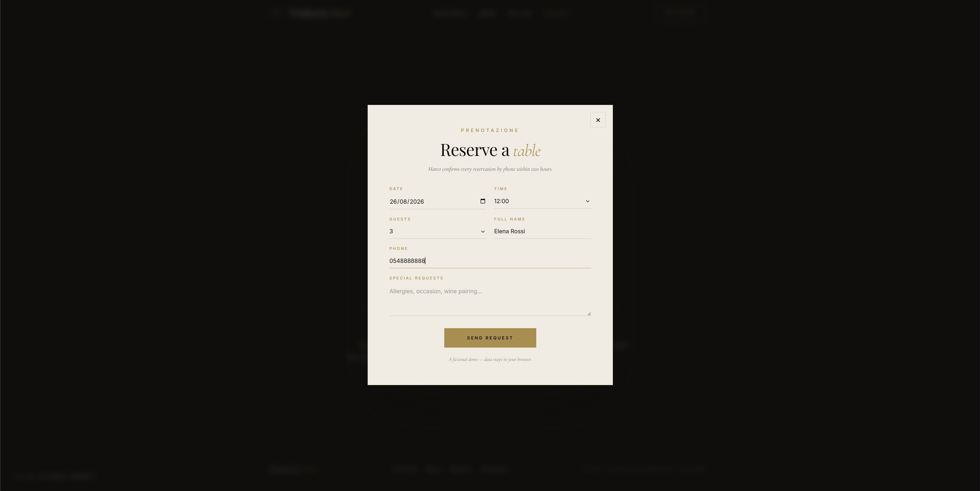 Trattoria Fiori — screenshot 3